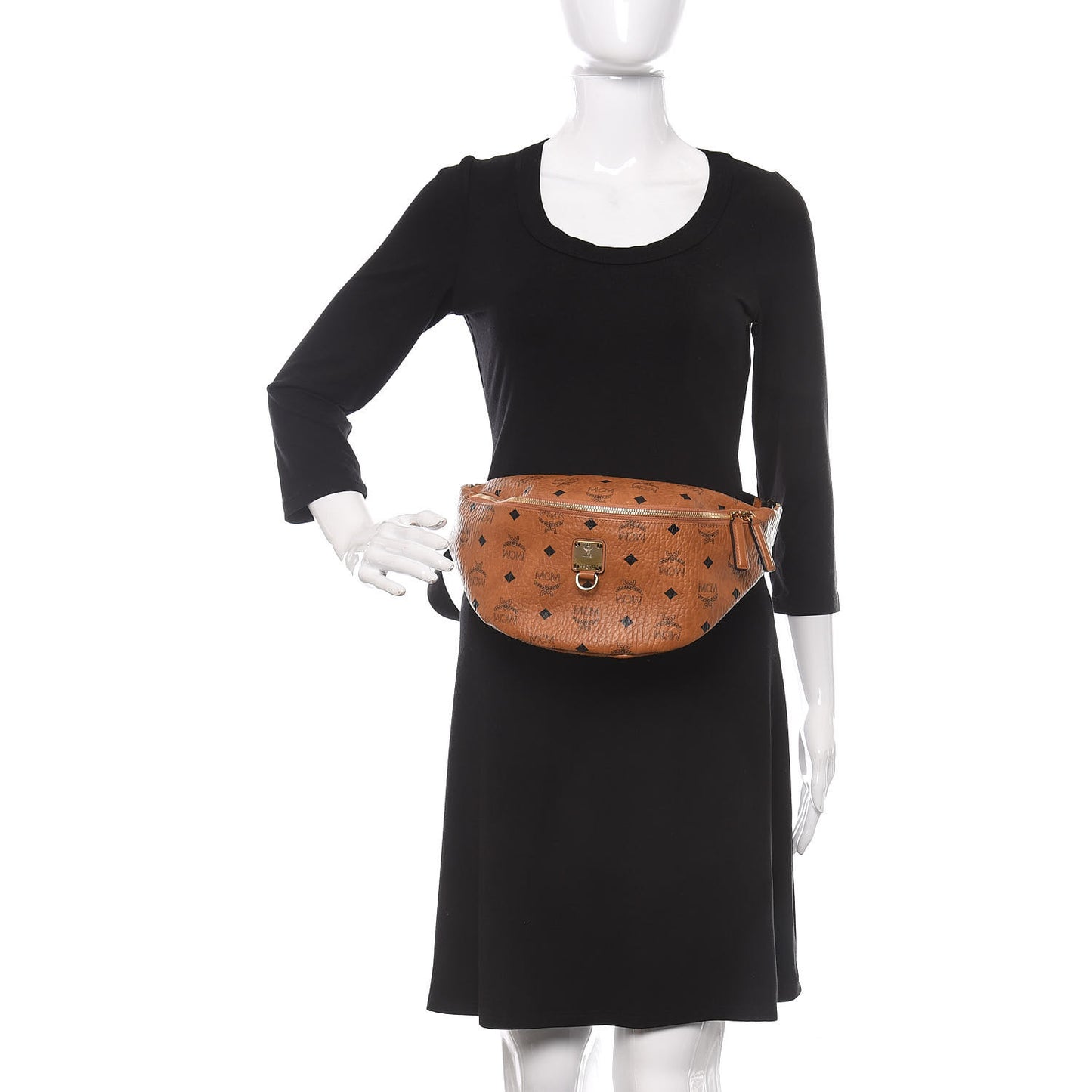 Visetos Medium Fusten Belt Bag Cognac