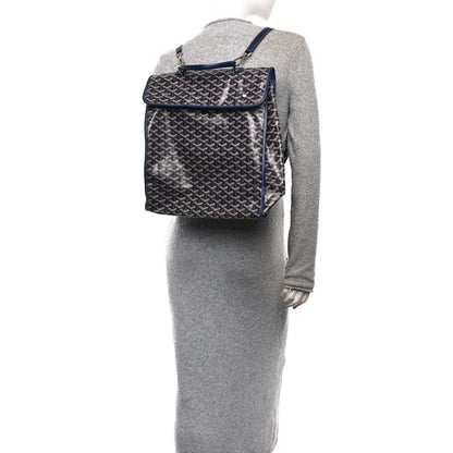 Goyard Goyardine Saint Leger Soft Briefcase Backpack Navy 2 of 10