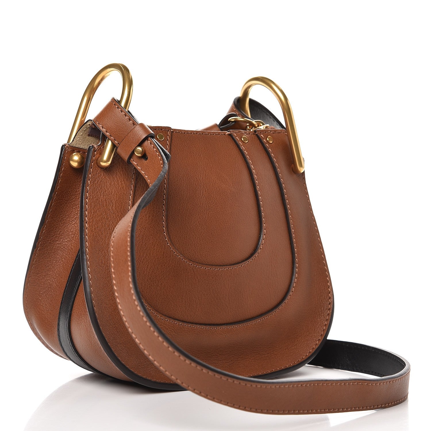 Chloe Grained Calfskin Nano Hayley Hobo Tan 3 of 8