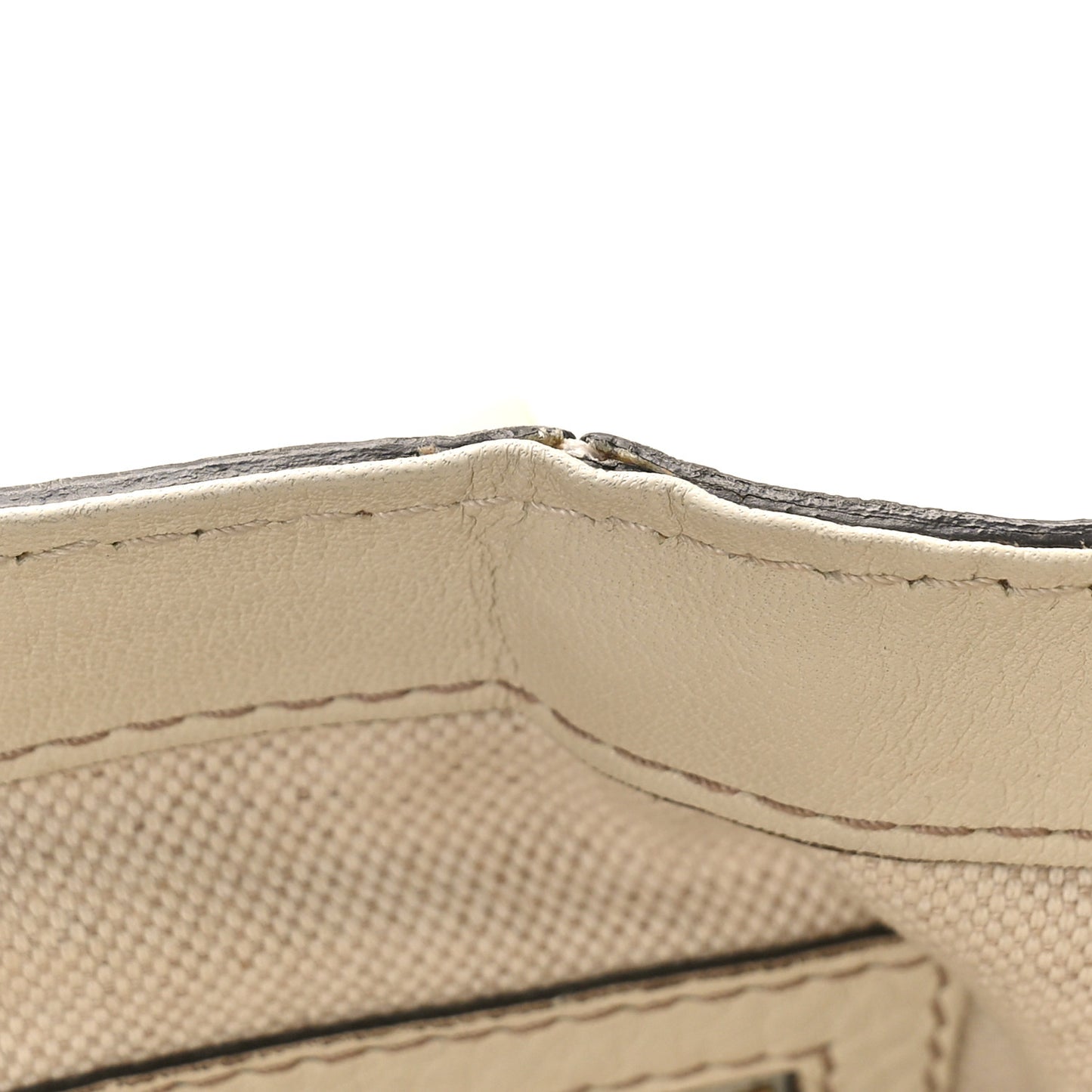 Monogram Calfskin Medium Bella Flap Bag Off White