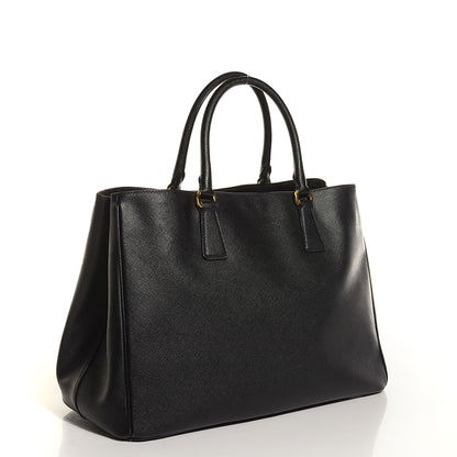 Prada Saffiano Lux Large Tote Nero Black 3 of 12