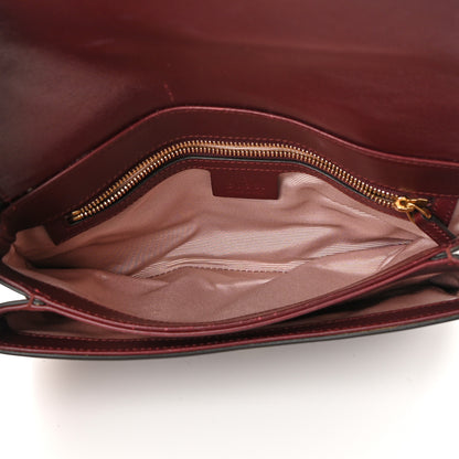 Gucci Vitello Palmellato Lux Small Arli Flap Shoulder Bag Vintage Bordeaux 5 of 19