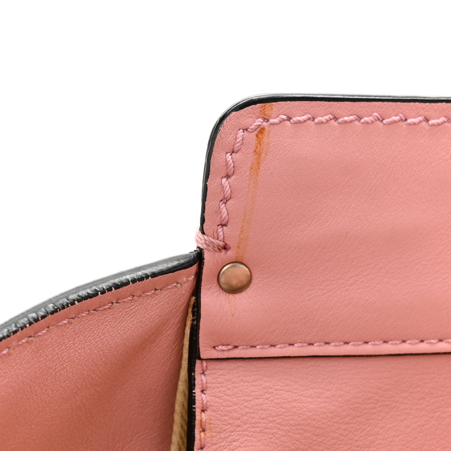 Vitello Rockstud Double Handle Tote Pop Gardenia