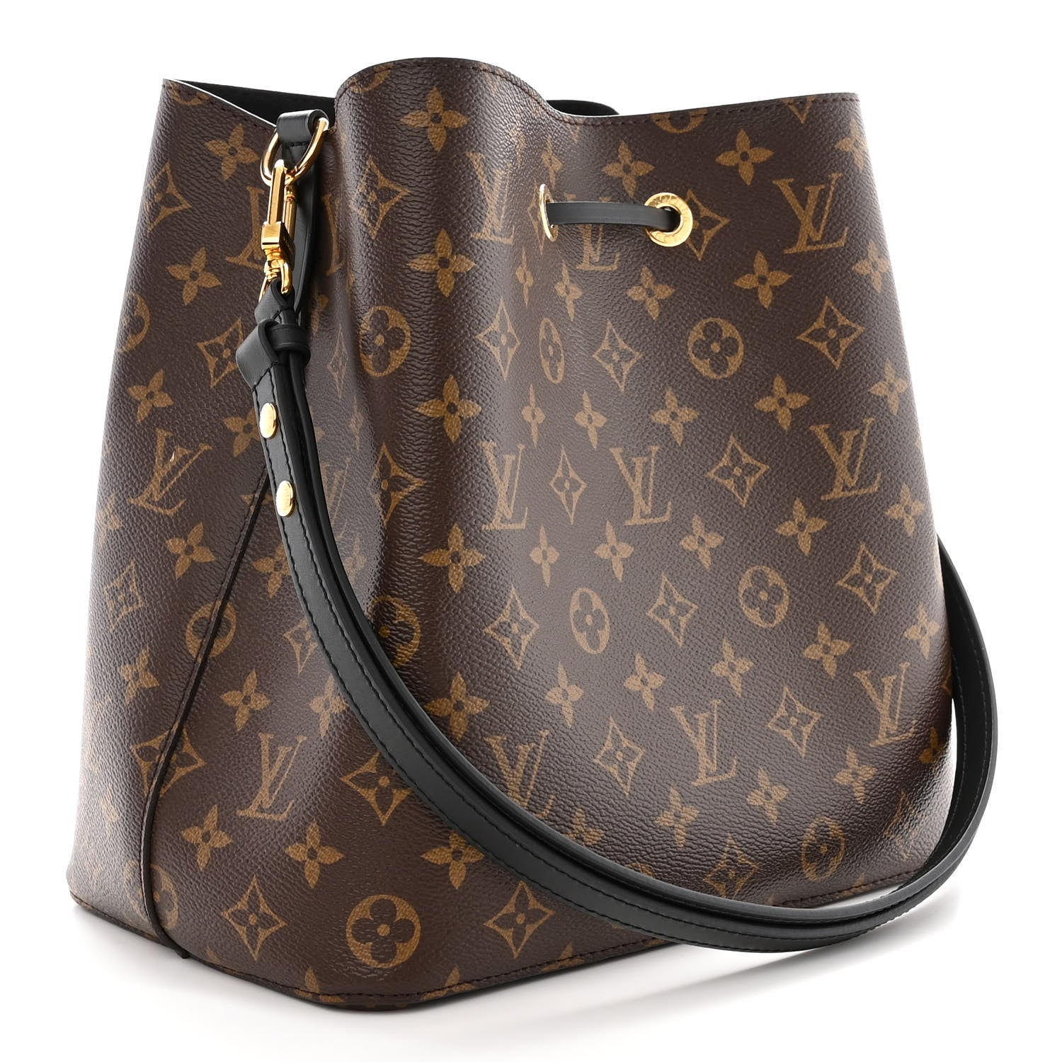 Louis Vuitton Monogram Neonoe MM Black 3 of 9