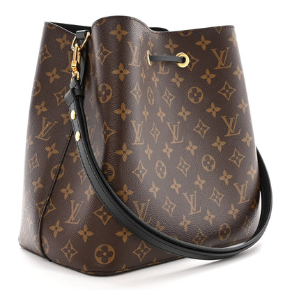 Louis Vuitton Monogram Neonoe MM Black 3 of 9