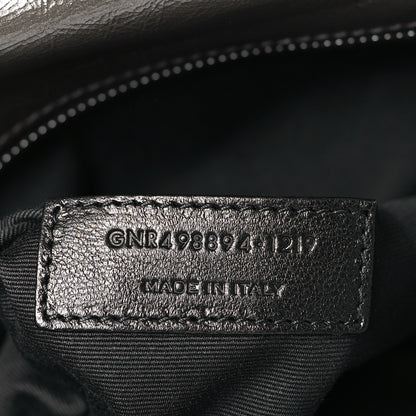 Saint Laurent Crinkled Calfskin Matelasse Monogram Medium Niki Chain Satchel Pebble 7 of 9