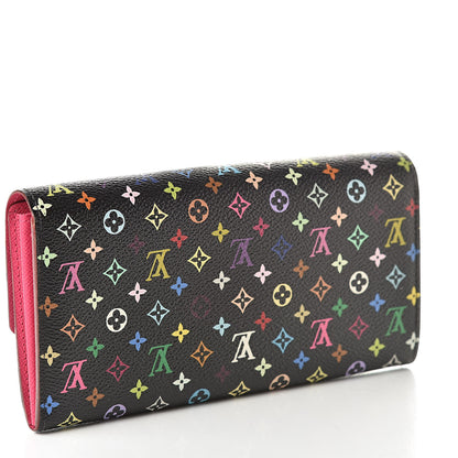 Louis Vuitton Monogram Multicolor Sarah Wallet Black Grenade 3 of 11