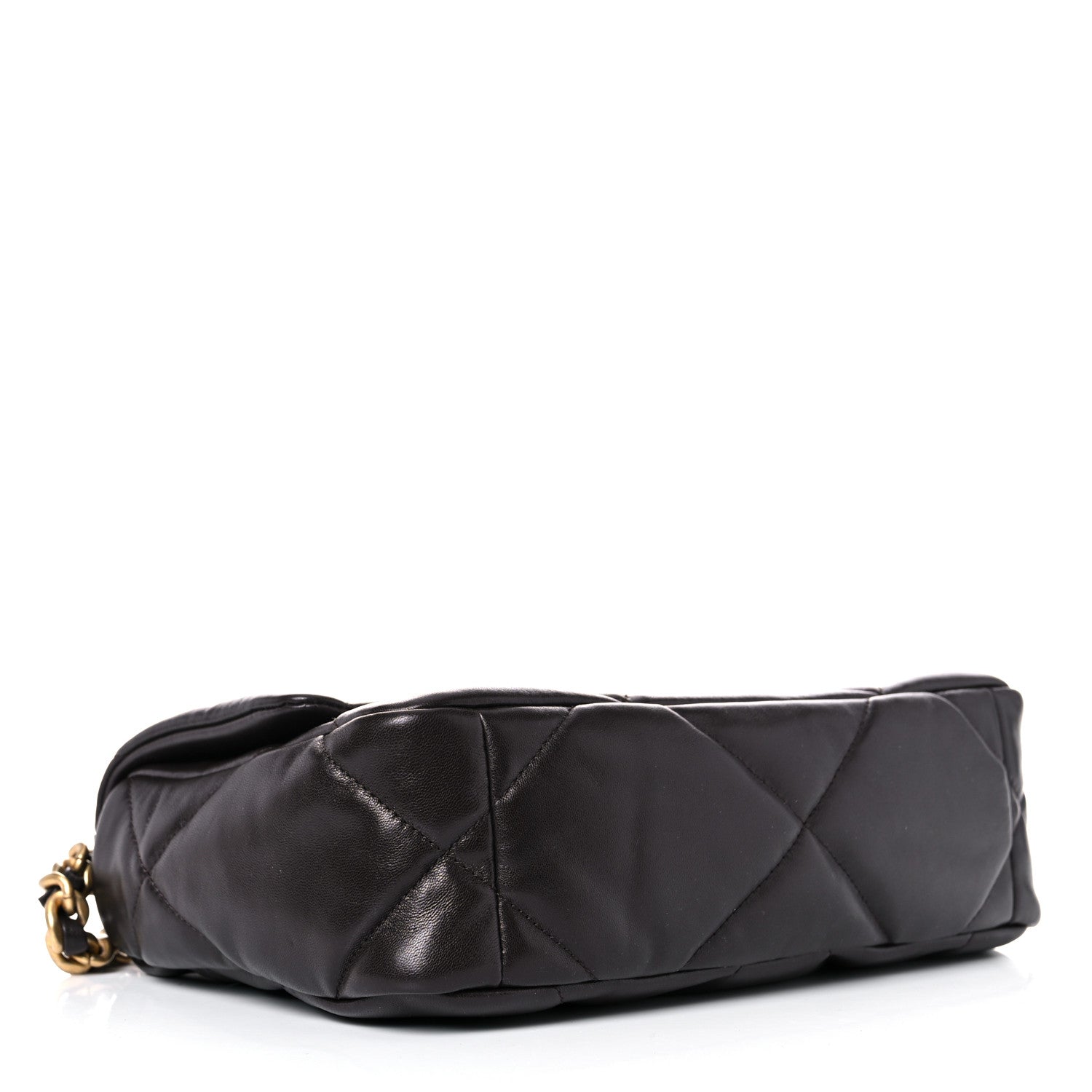 Chanel Lambskin Quilted Medium Chanel 19 Flap Dark Brown 4 of 10