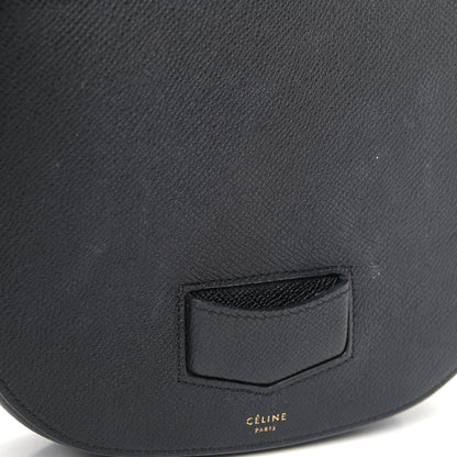 Celine Grained Calfskin Small Trotteur Black 7 of 9
