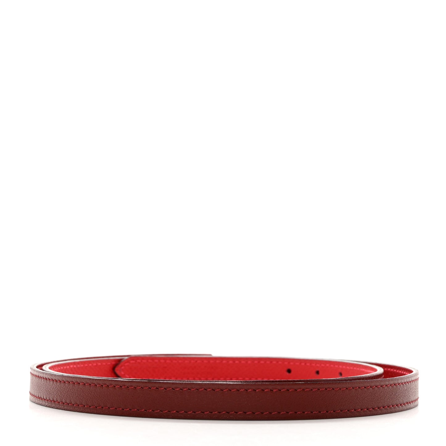 Swift Epsom 13mm Belt Strap 85 Rouge H Rouge Casaque