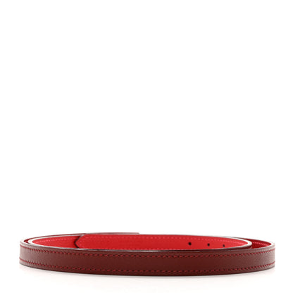 Hermes Swift Epsom 13mm Belt Strap 85 Rouge H Rouge Casaque 3 of 9