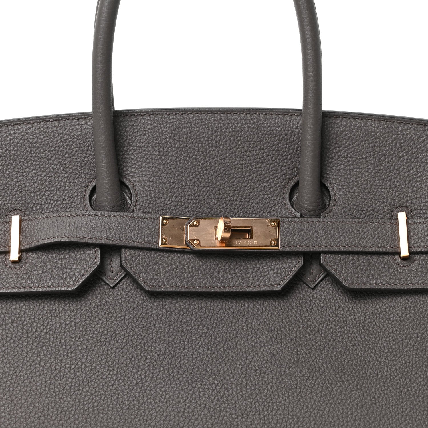 Hermes Togo Birkin 35 Etain 7 of 9