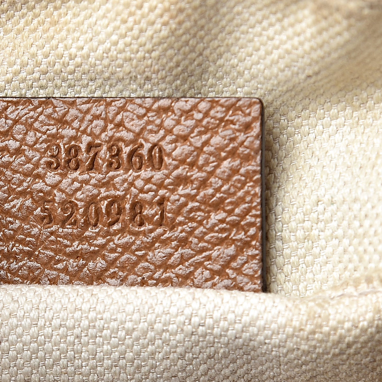 Monogram Mini Bree Messenger Bag Beige Tabacco