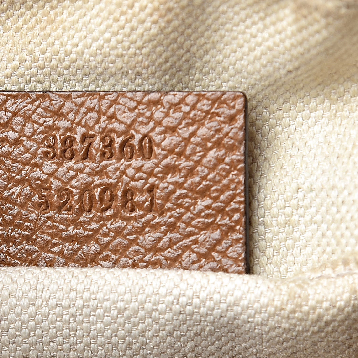 Gucci Monogram Mini Bree Messenger Bag Beige Tabacco 7 of 16