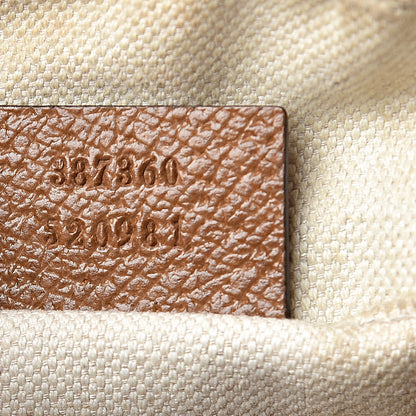 Gucci Monogram Mini Bree Messenger Bag Beige Tabacco 7 of 16