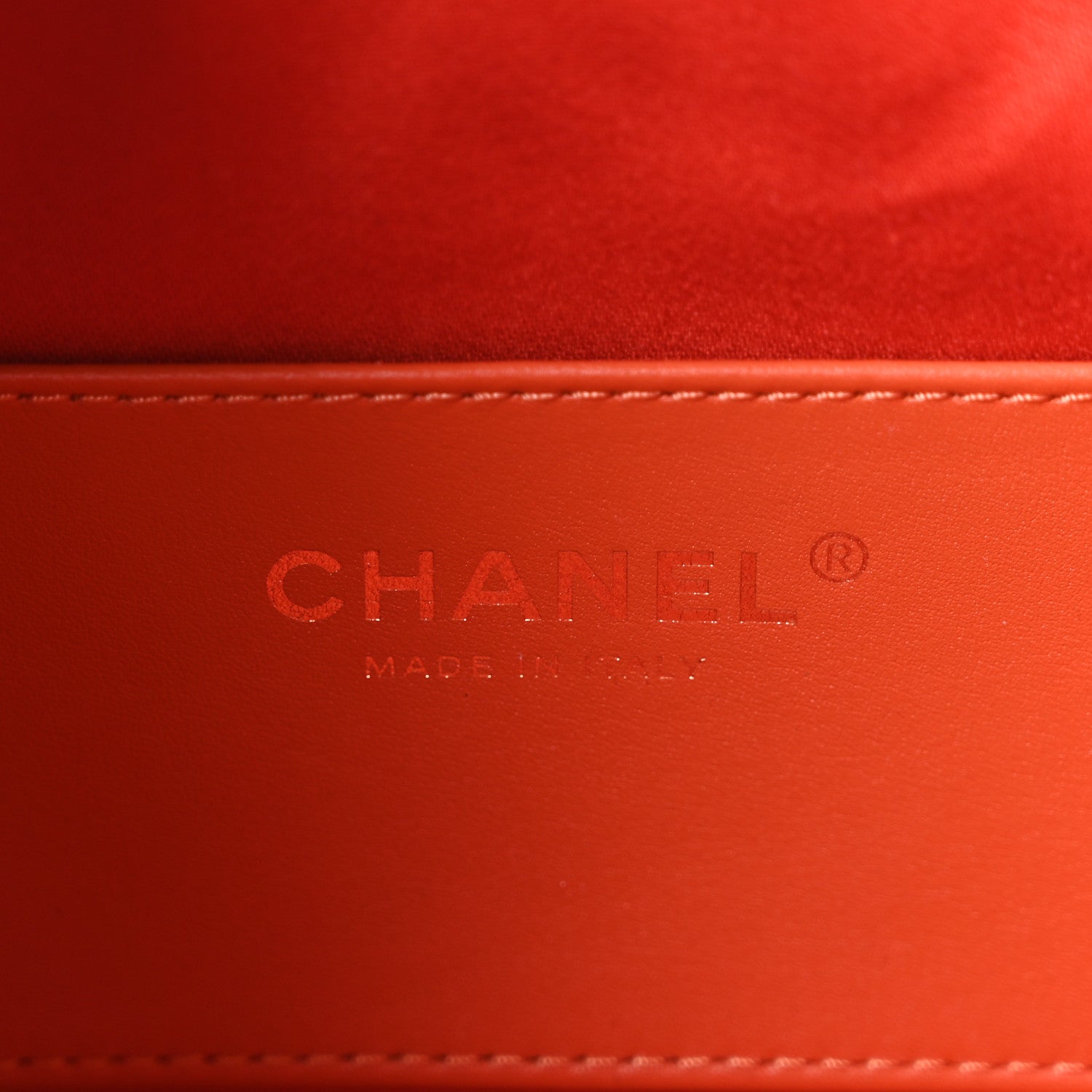 Chanel Caviar Quilted Mini Chanel 25 Handbag Dark Orange 6 of 10