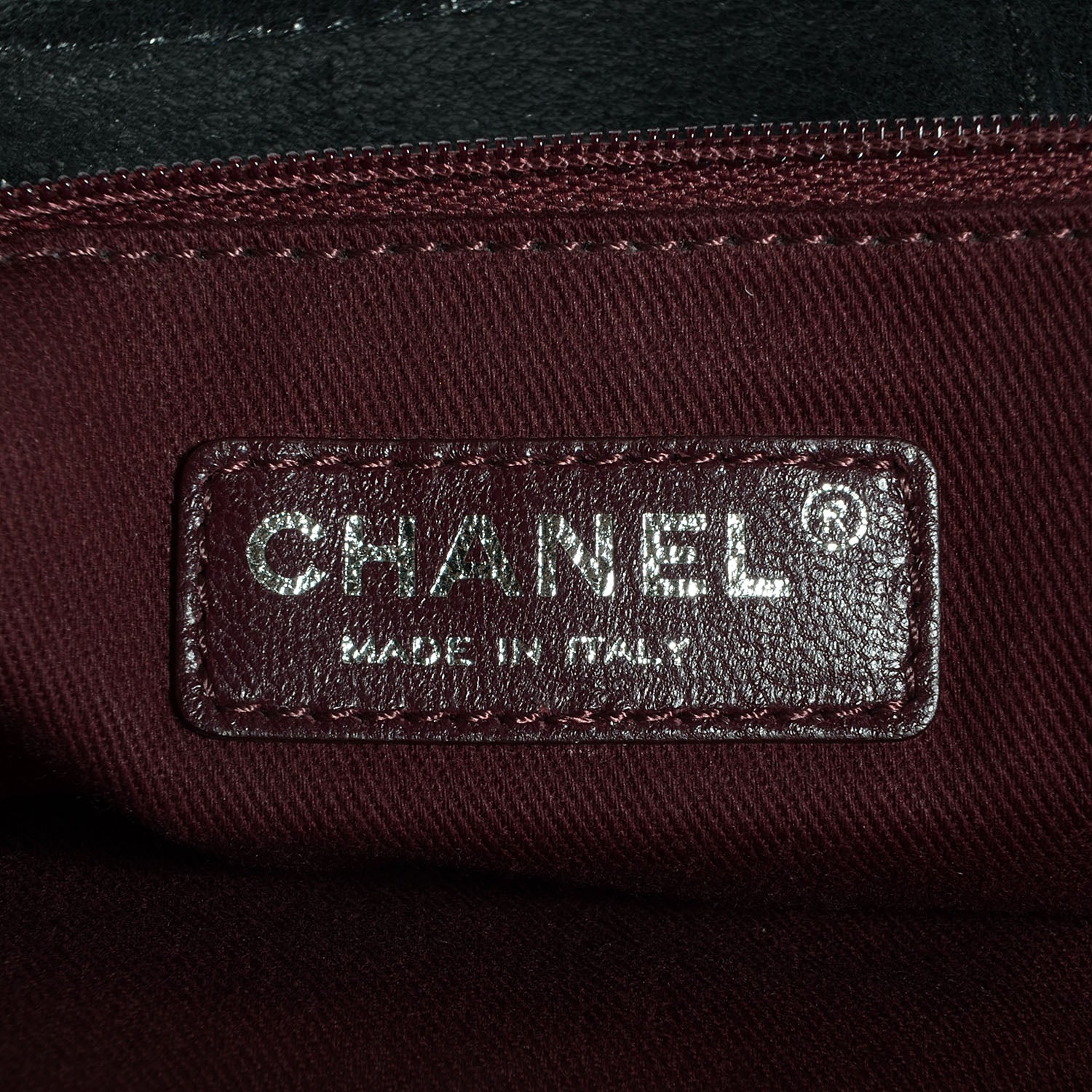 Chanel Goatskin Large Gentle Boy Shopping Tote Black 6 of 8