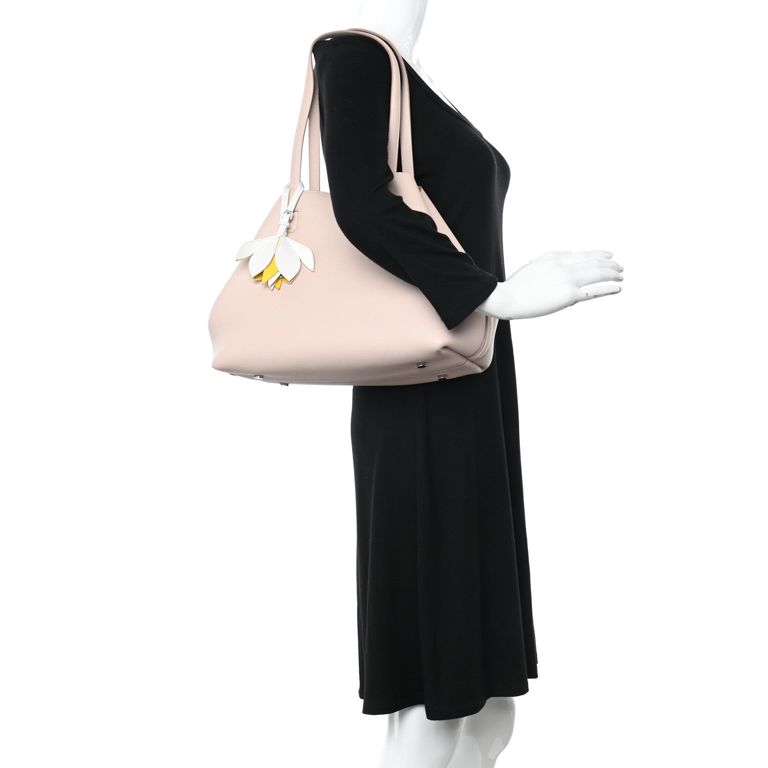 Christian Dior Grained Calfskin Medium Blossom Tote Pink 2 of 14