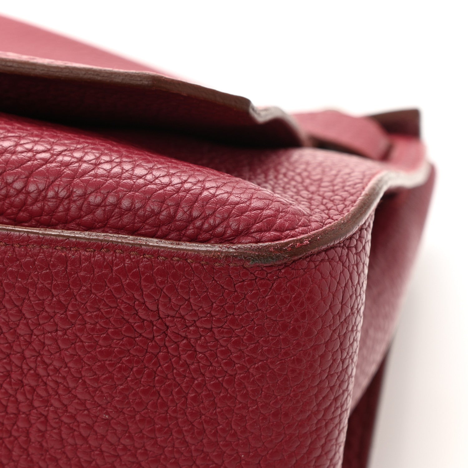 Hermes Taurillon Clemence Jypsiere 34 Rubis 13 of 15