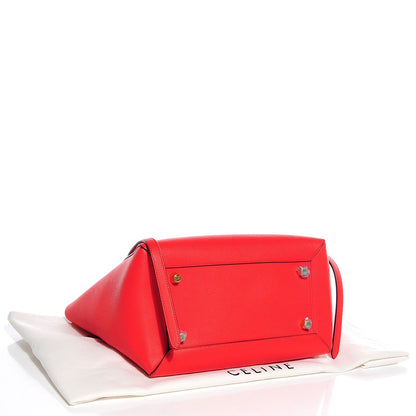 Celine Grained Calfskin Mini Belt Bag Vermillion 4 of 7