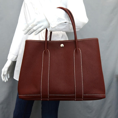 Hermes Negonda Garden Party Tote 36 MM Rouge H 2 of 8