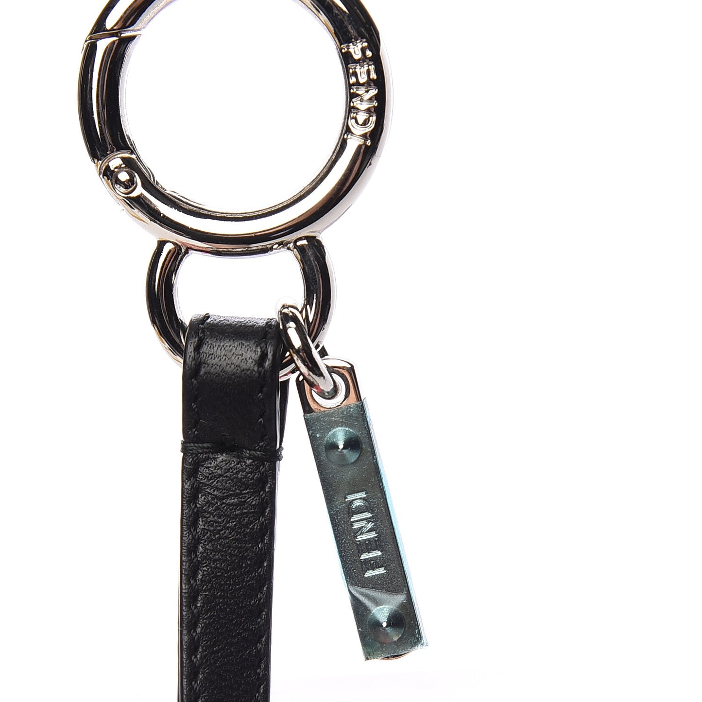 Lambskin Goat Fur Studded Punkarlito Bag Charm Azalea