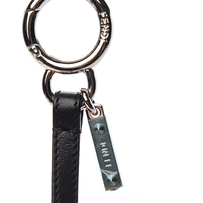 Fendi Lambskin Goat Fur Studded Punkarlito Bag Charm Azalea 4 of 5