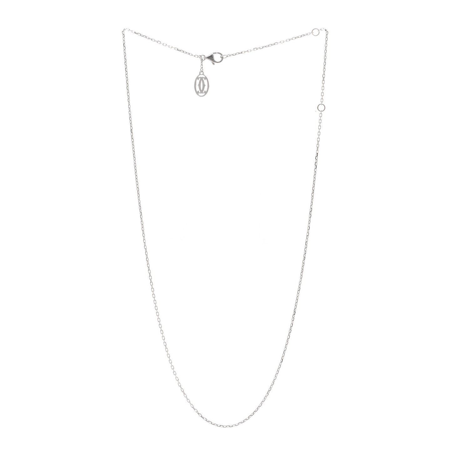 18K White Gold Chain Necklace