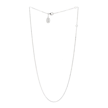 Cartier 18K White Gold Chain Necklace 3 of 5