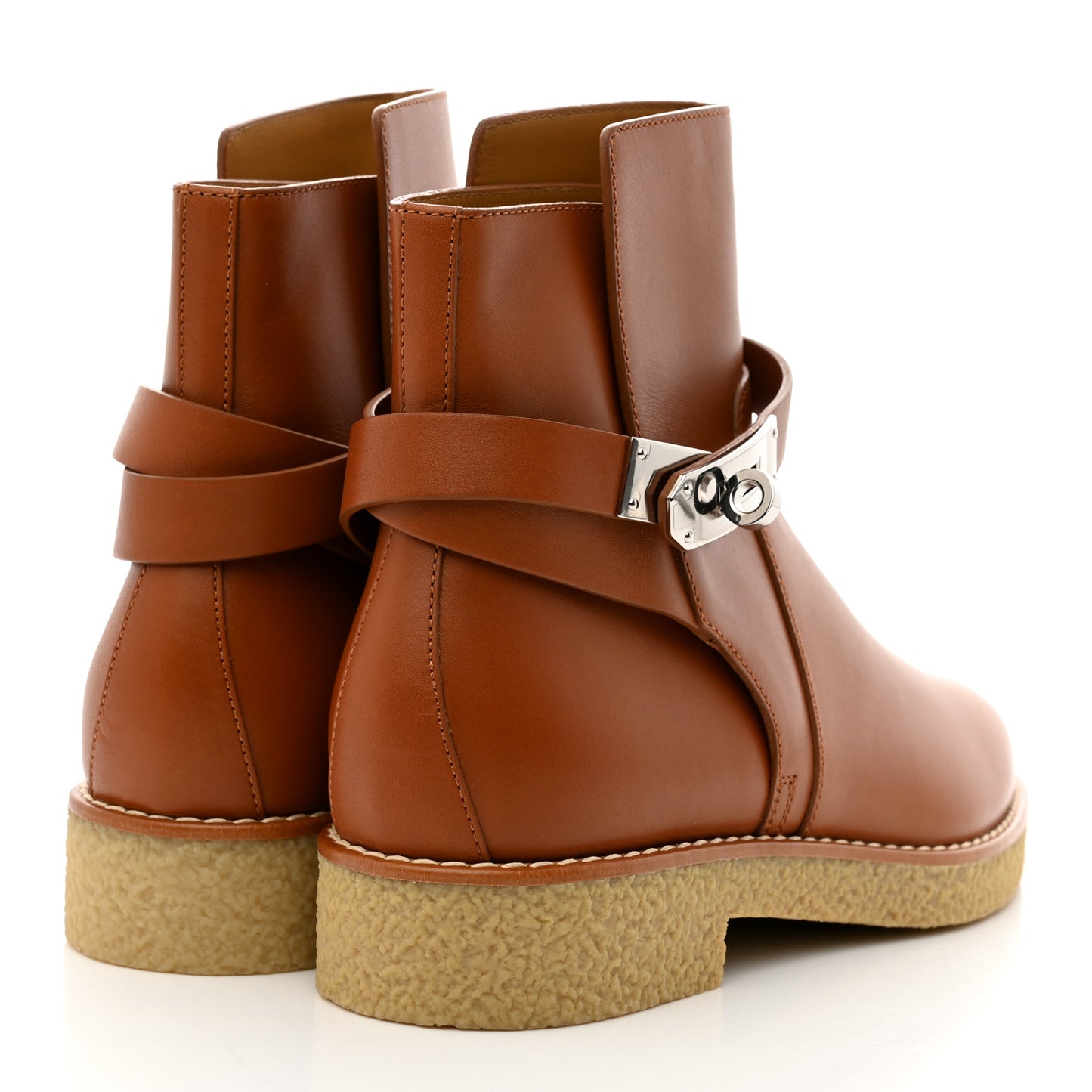 Heritage Calfskin History Ankle Boots 38 Naturel