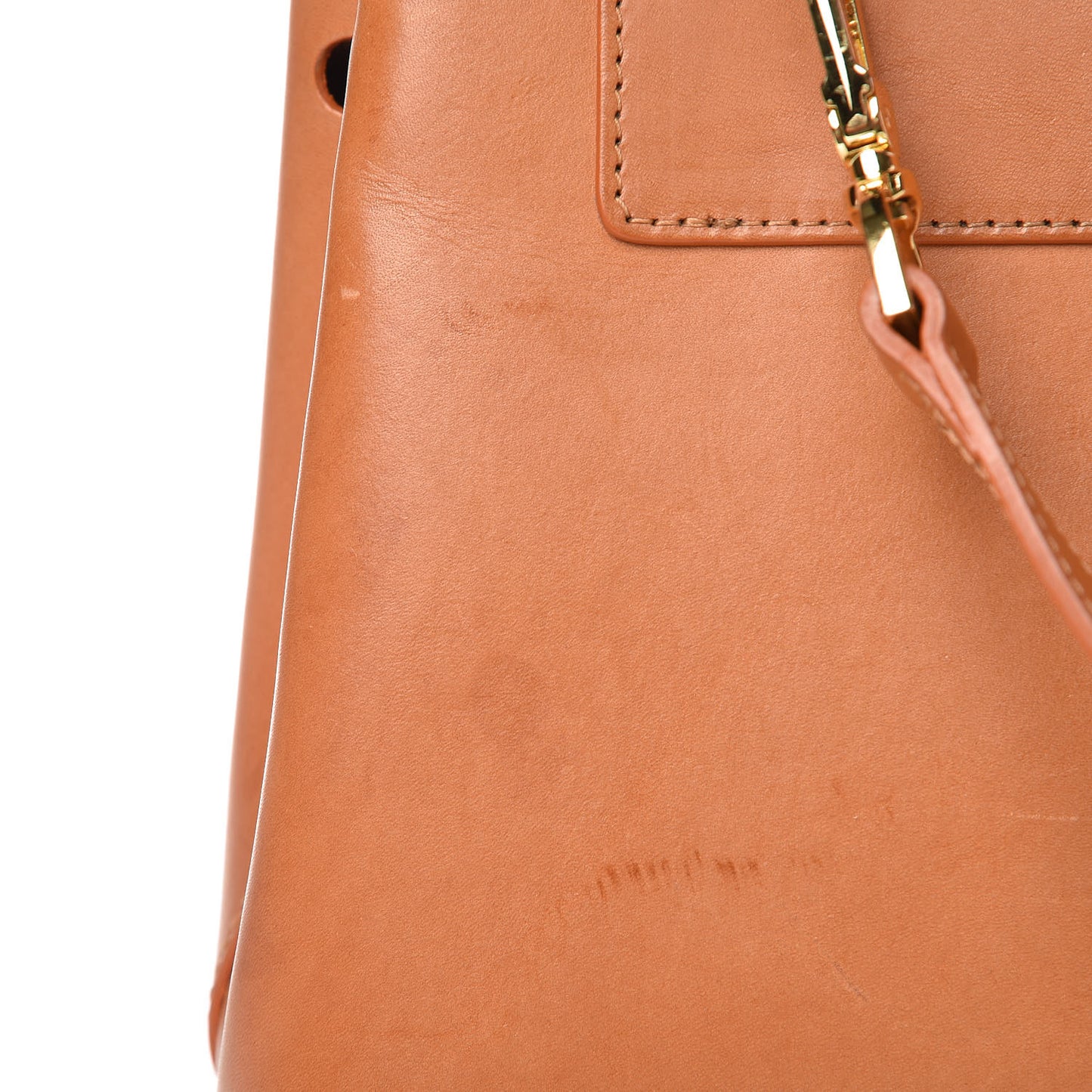 Calfskin Mini Lady Bag Camello Rosa