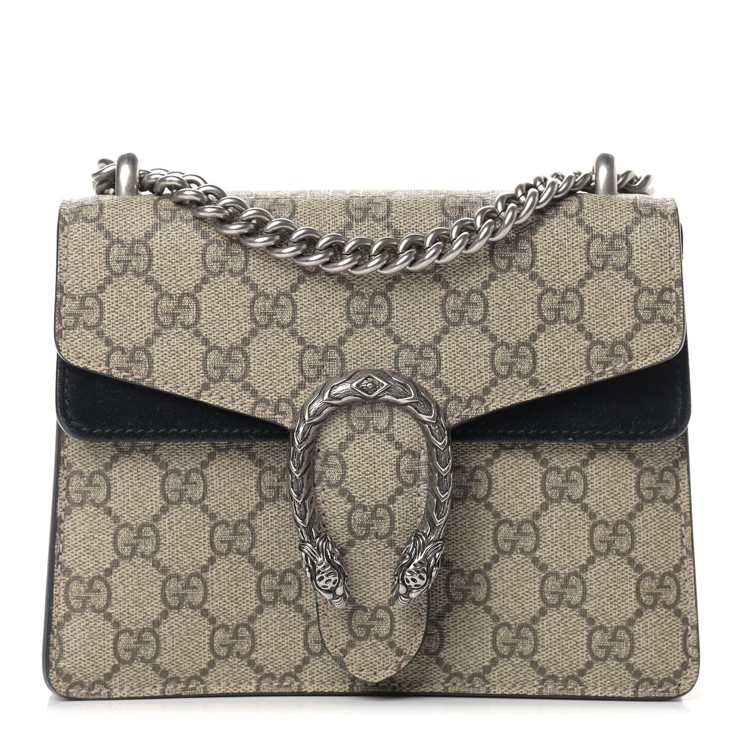 Gucci GG Supreme Monogram Mini Dionysus Shoulder Bag Black 1 of 13