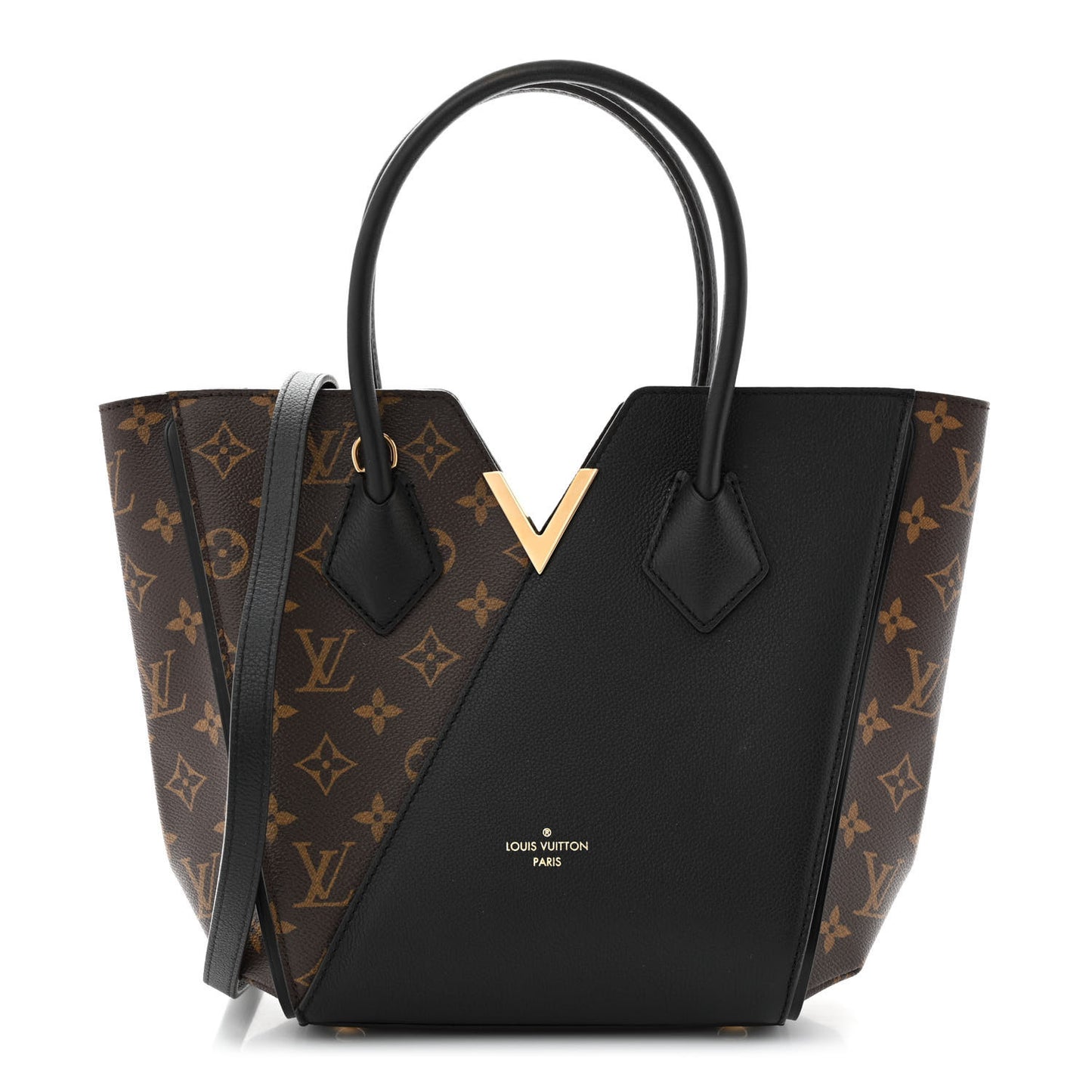 Calfskin Monogram Kimono Tote PM Black