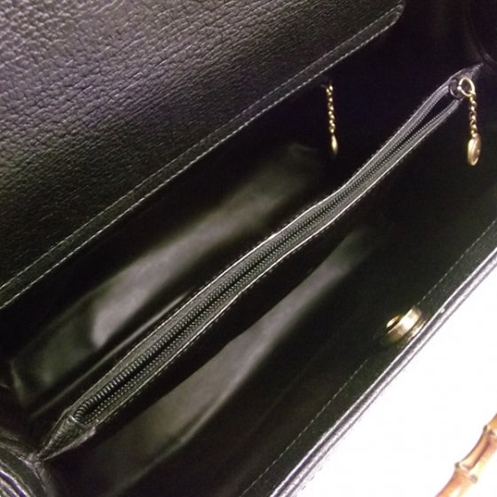 Gucci Suede Bamboo Handle Tote 7 of 11