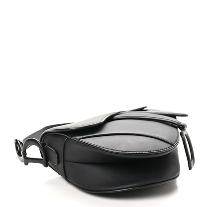 Christian Dior Ultra Matte Calfskin Saddle Bag Black 4 of 10