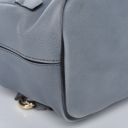 Chloe Suede Calfskin Small Faye Backpack Cloudy Blue 15 of 18