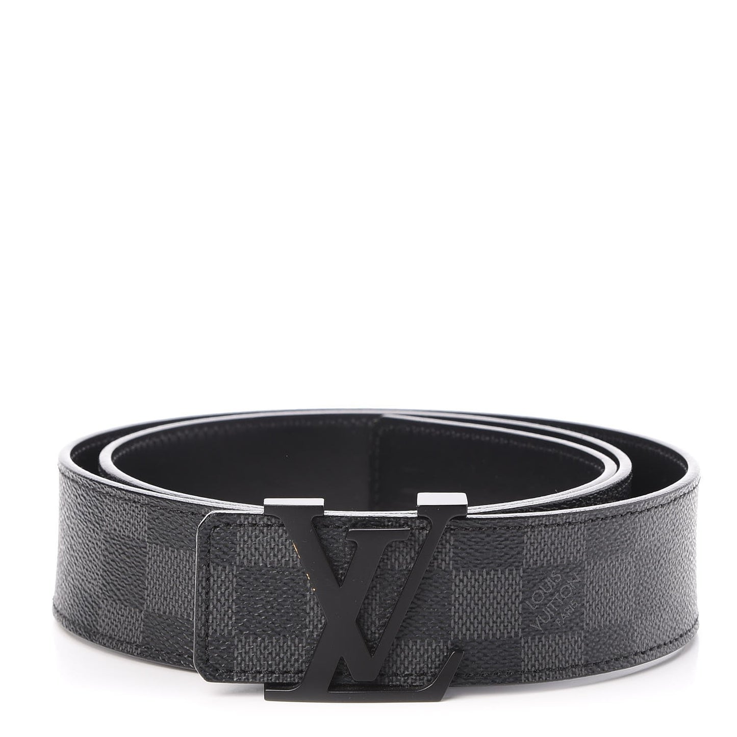 Damier Graphite LV Initiales Belt 95 38