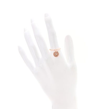 Hermes 18K Rose Gold Diamond Gambade Ring 55 7.25 2 of 6