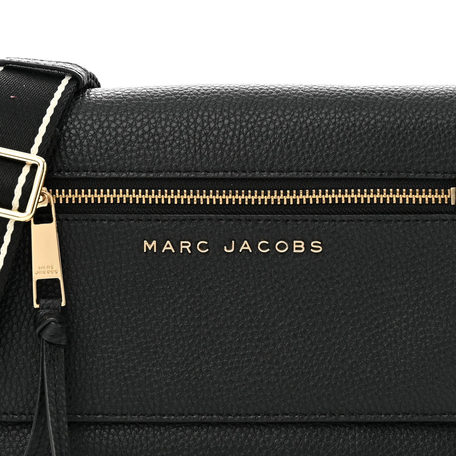 Marc Jacobs Pebbled Calfskin Crossbody Bag Black 8 of 10