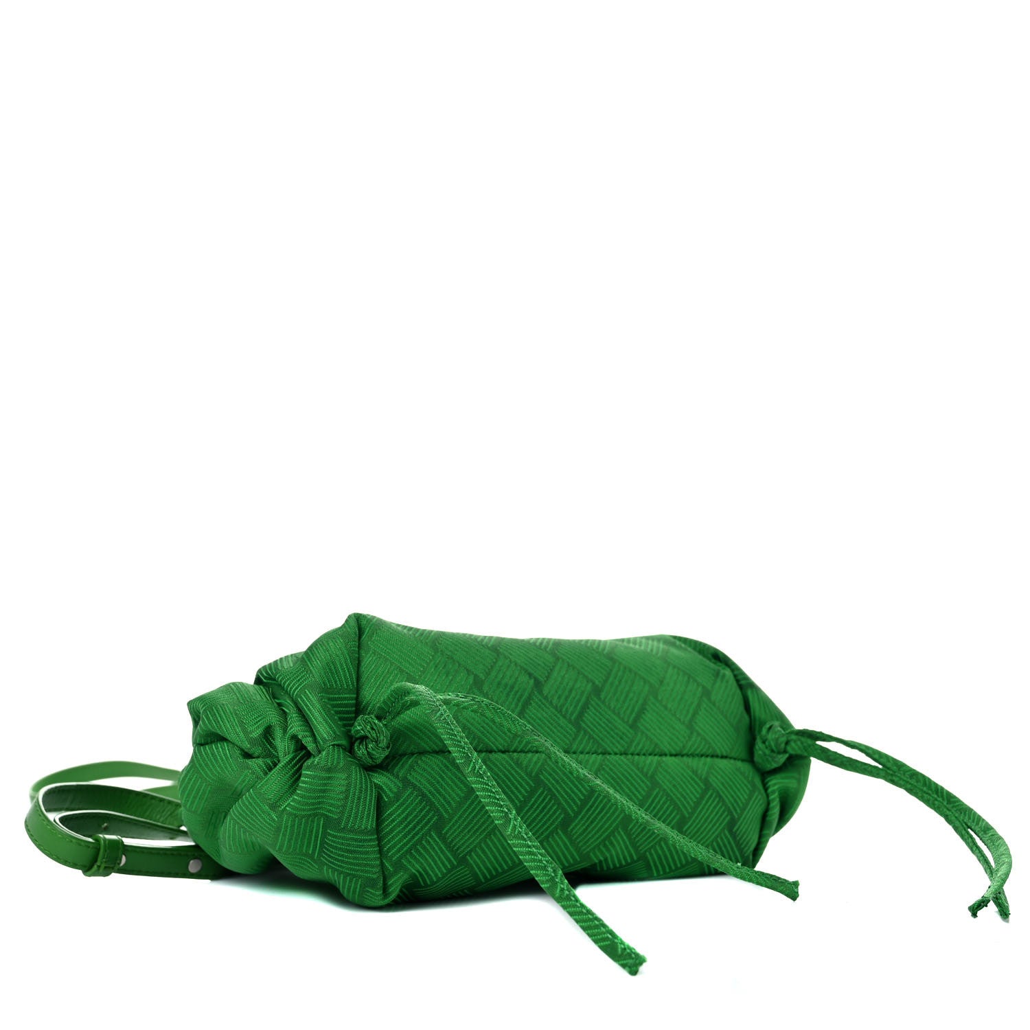 Bottega Veneta Nylon Jacquard Small The Point Triangle Bag Parakeet 5 of 9