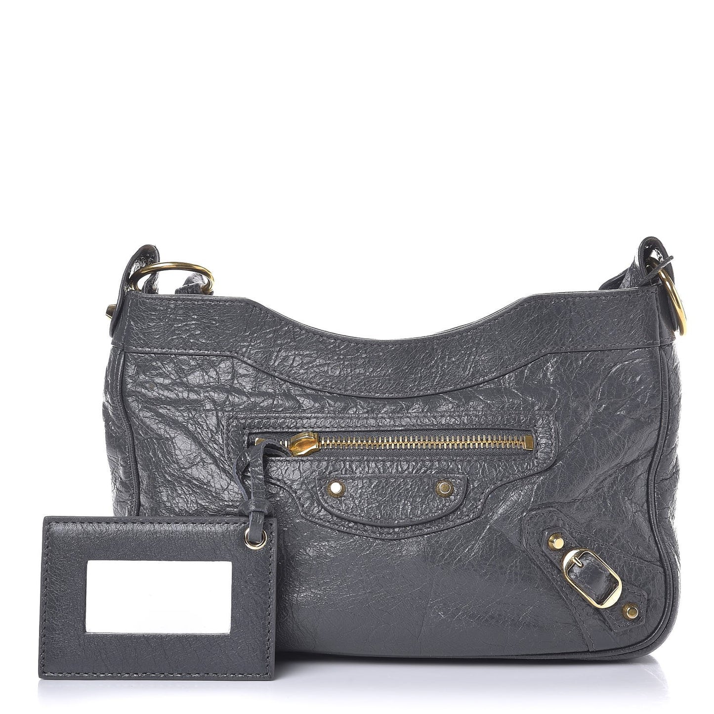 Agneau Classic Hardware Hip Gris Fossile