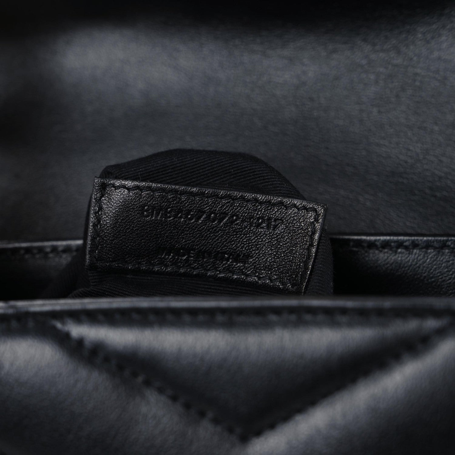 Saint Laurent Calfskin Y Quilted Monogram Toy Loulou Crossbody Bag Black 10 of 10