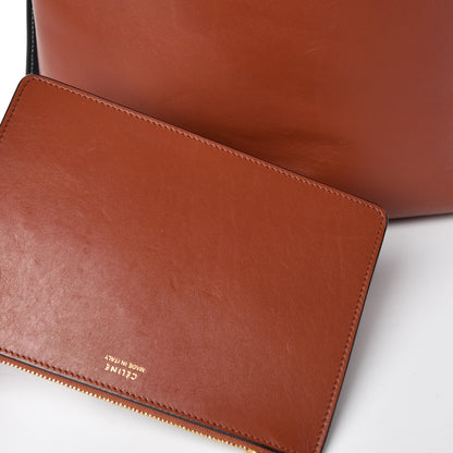 Celine Shiny Smooth Calfskin Small Twisted Cabas Brick 9 of 13