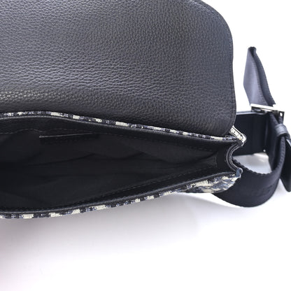 Christian Dior Oblique Saddle Messenger Pouch Beige Black 4 of 4