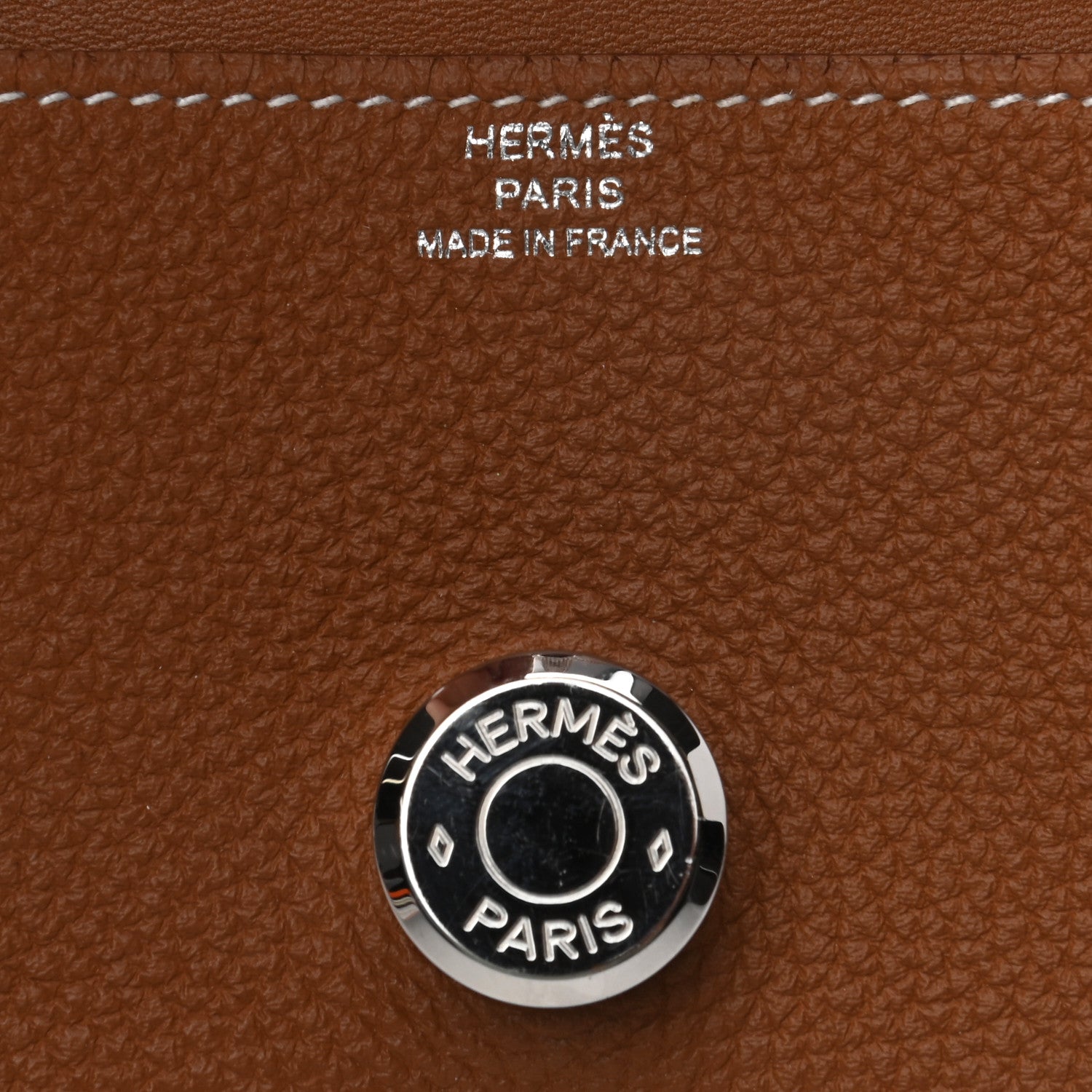 Hermes Togo Dogon Card Case Key Holder Gold 6 of 6