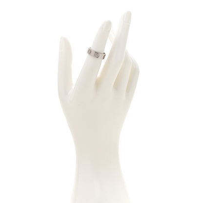 Cartier 18K White Gold 5.5mm LOVE Ring 49 5 2 of 4