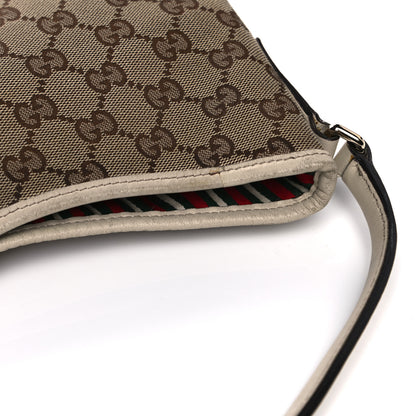 Gucci Monogram Medium New Britt Hobo Off White 14 of 14