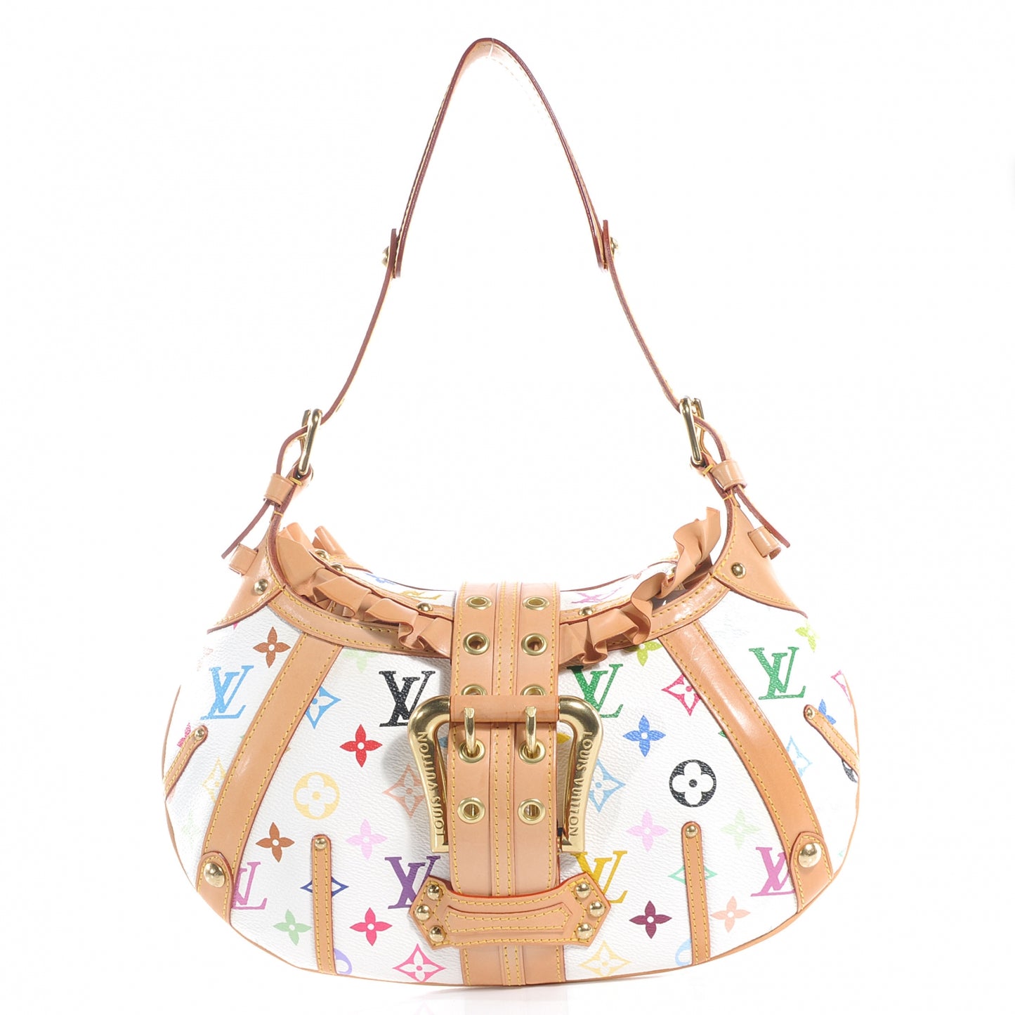 Monogram Multicolor Leonor White