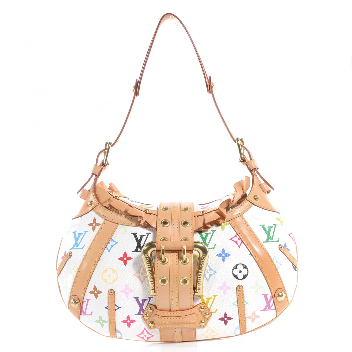 Louis Vuitton Monogram Multicolor Leonor White 1 of 7