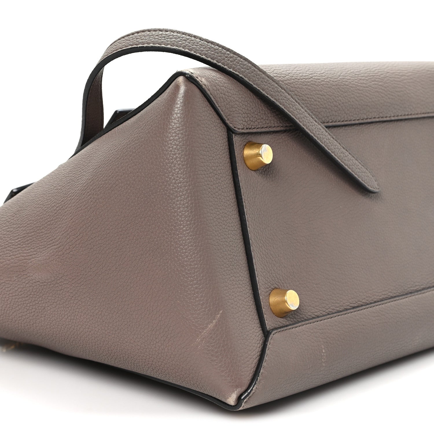 Celine Grained Calfskin Mini Belt Bag Light Taupe 8 of 14